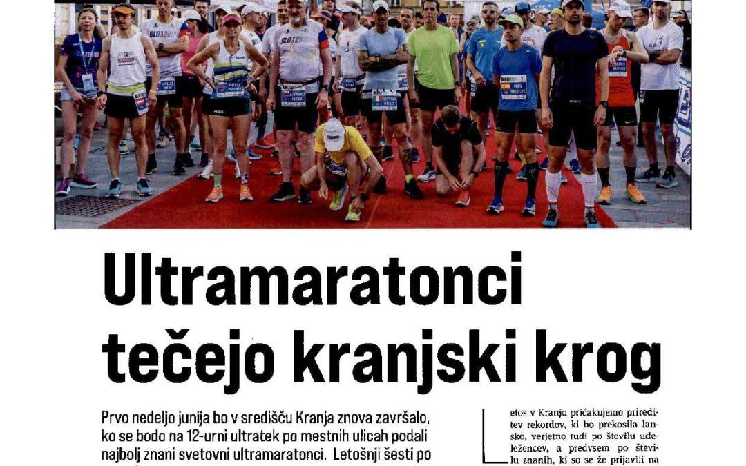 Ultramaratonci tečejo kranjski krog (Reporter, 17.4.2023)